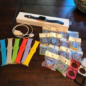 Apple Watch Series 1, Rose Gold Midnight Blue Band