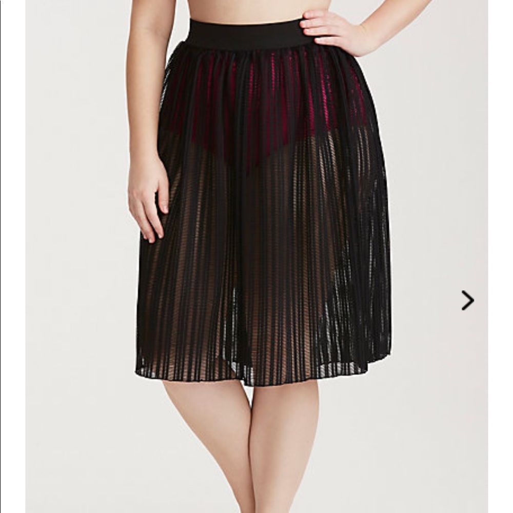 Crochet Midi Swim Cover Up Skirt