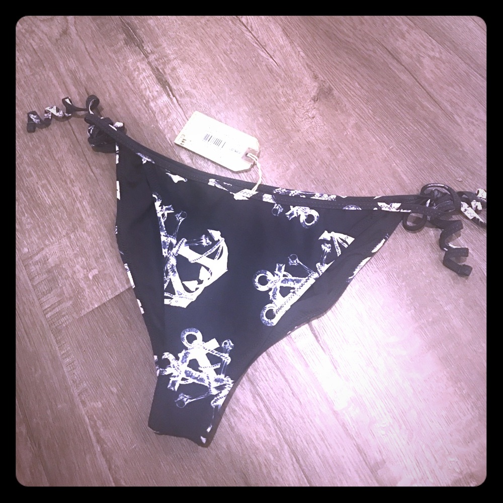 All Saints tie side bikini bottom
