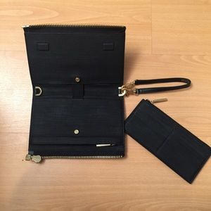 Dagne Dover Original Clutch Wallet - black canvas