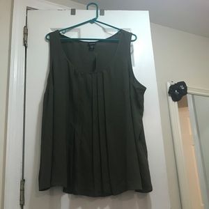 Brand new torrid dark green tank top.
