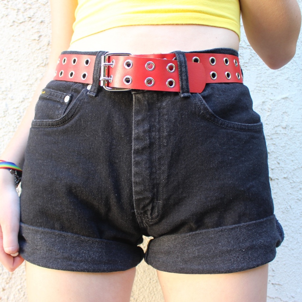 🖤Lee's black high-waisted shorts🖤