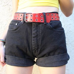 🖤Lee's black high-waisted shorts🖤