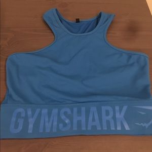 Blue Gymshark Crop Top