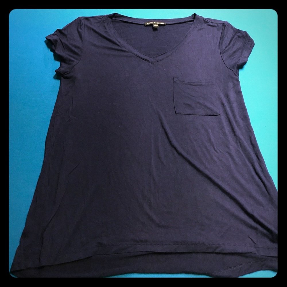 Small navy top