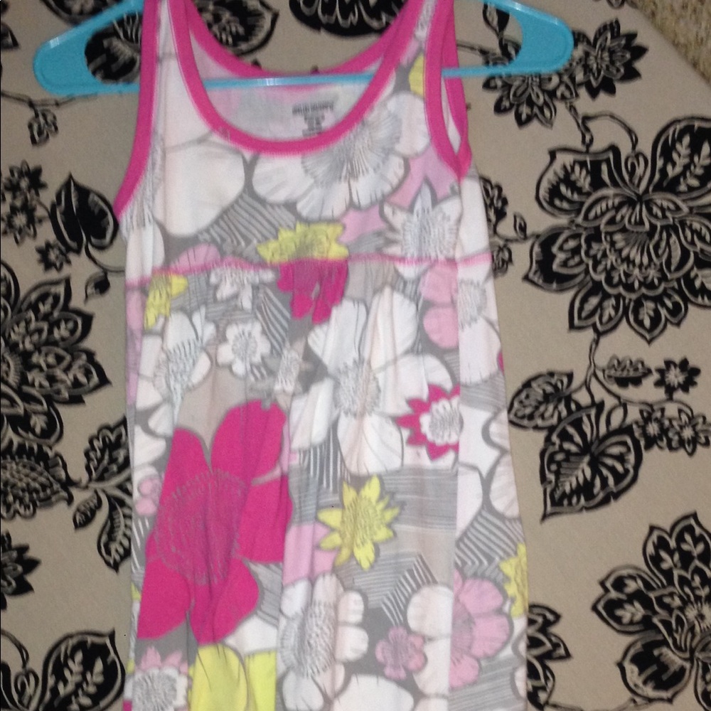 Kids size large old navy floral dress