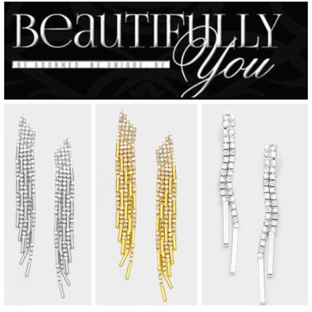 Diamond Drop Earrings (SOLD SEPARATELY)