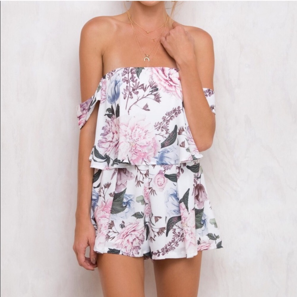 Off the Shoulder Romper