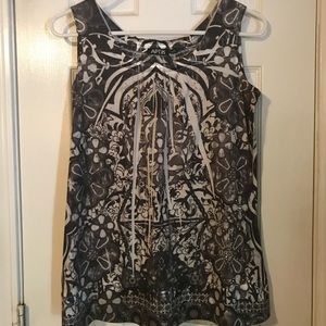 APT.9 printed style dress top Sz.M NWOT loose fit