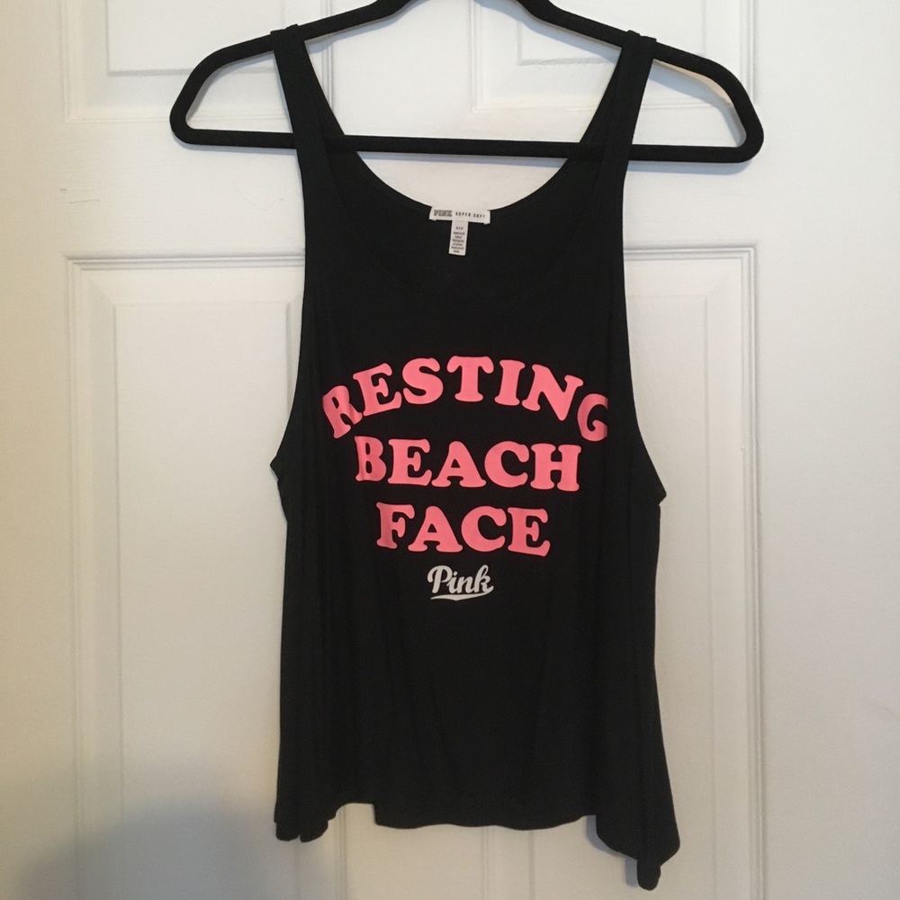 VS PINK Supersoft graphic beach tee size small