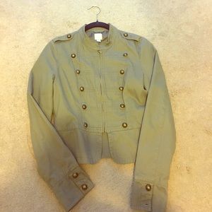 LC Lauren Conrad army green military jacket