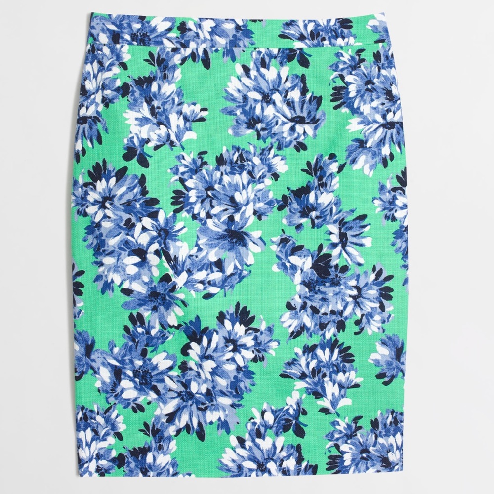 J.Crew Factory Basketweave Pencil Skirt in 🌸 sz10