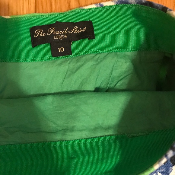 J.Crew Factory Basketweave Pencil Skirt in 🌸 sz10 - Picture 3 of 7