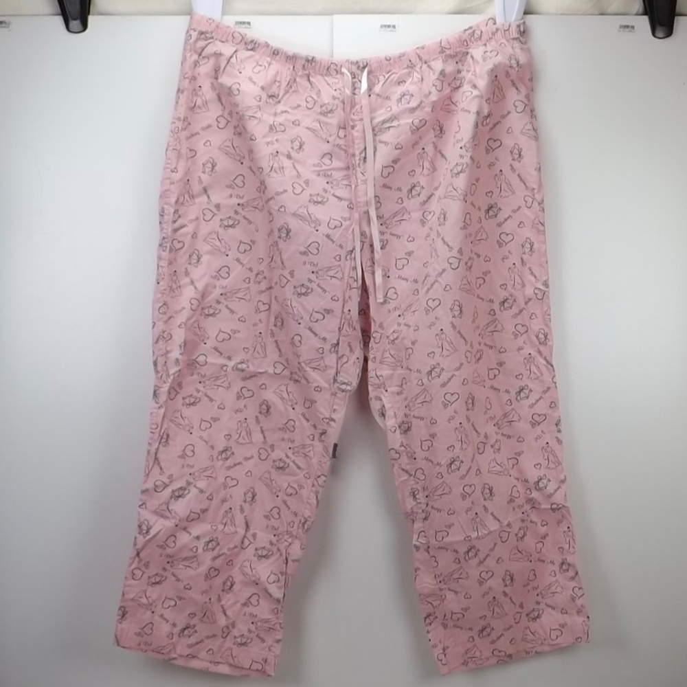 womens vintage sleep lounge pants pull on elastic