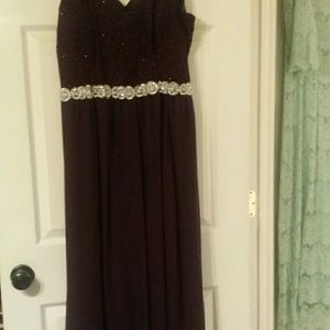 Purple prom dress