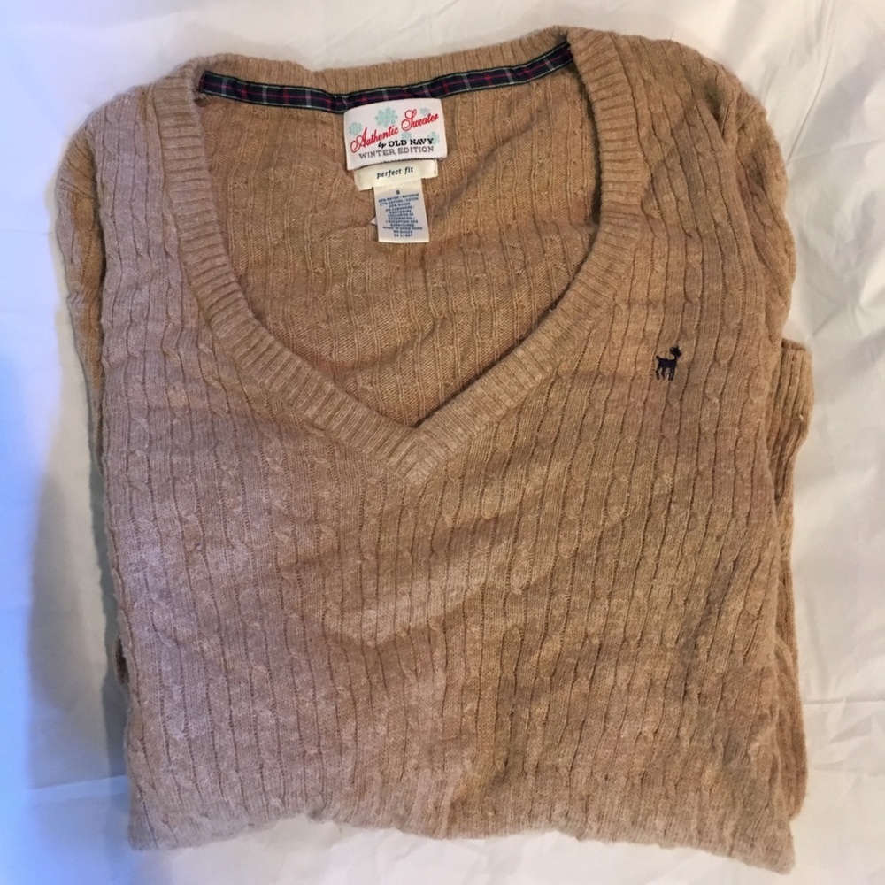 Soft V-neck sweater