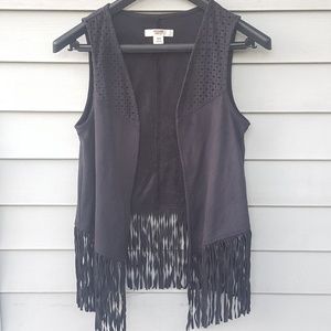 Fringe Suede Vest