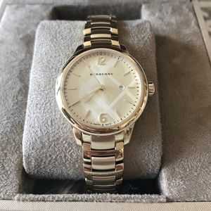 Burberry women's bracelet watch - like new!