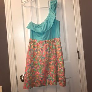 Lilly Pulitzer One-Shoulder Dress