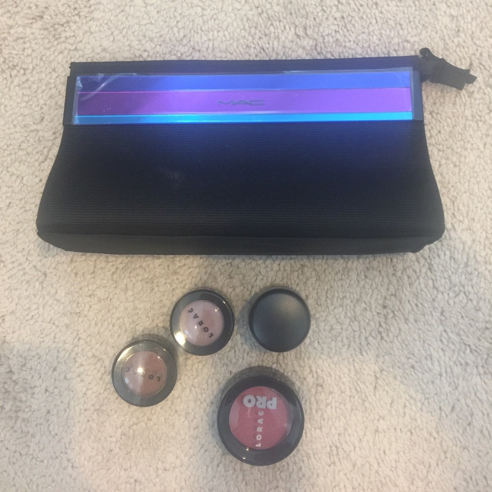 Lot of Mac & Lorac Make-up with Mac make-up bag