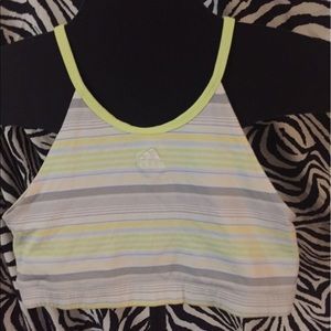 Adidas workout tank top bra Sz large