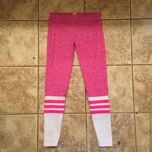Pink bombshell sportswear sock leggings