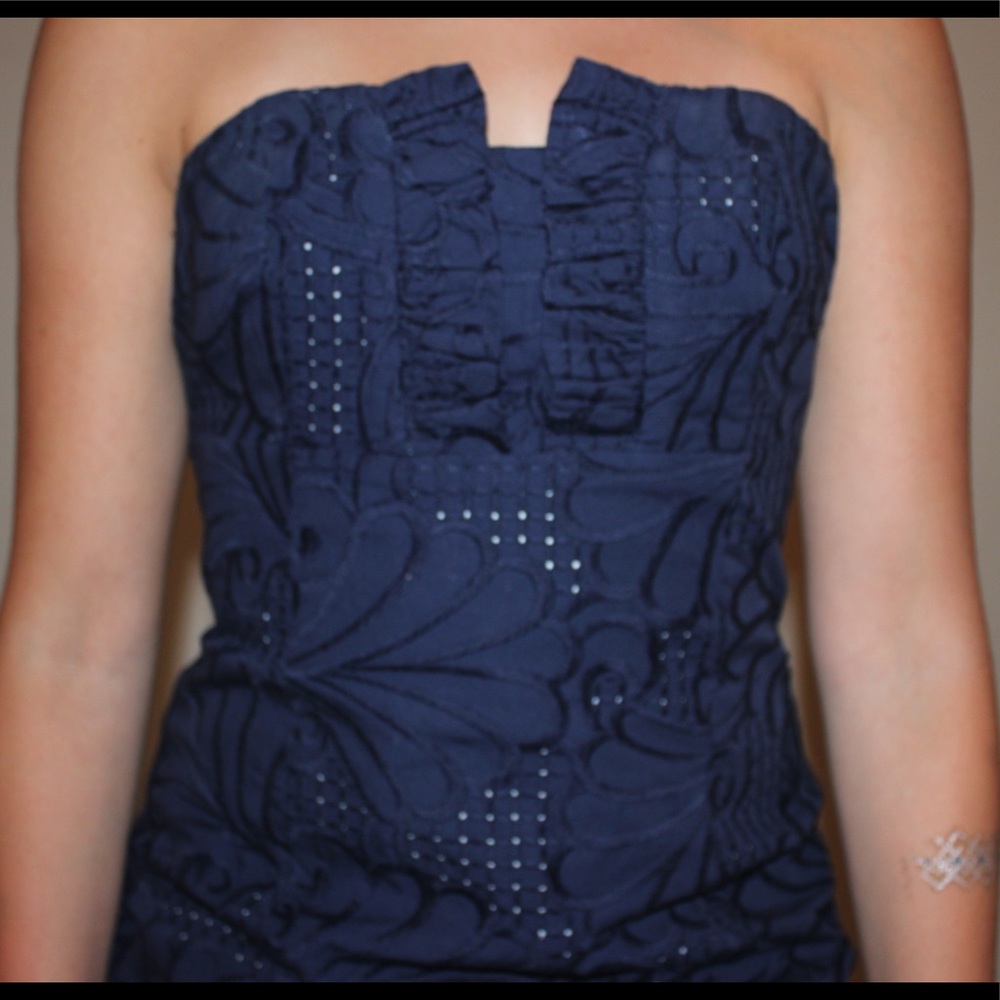 LILLY PULITZER LITTLE NAVY DRESS