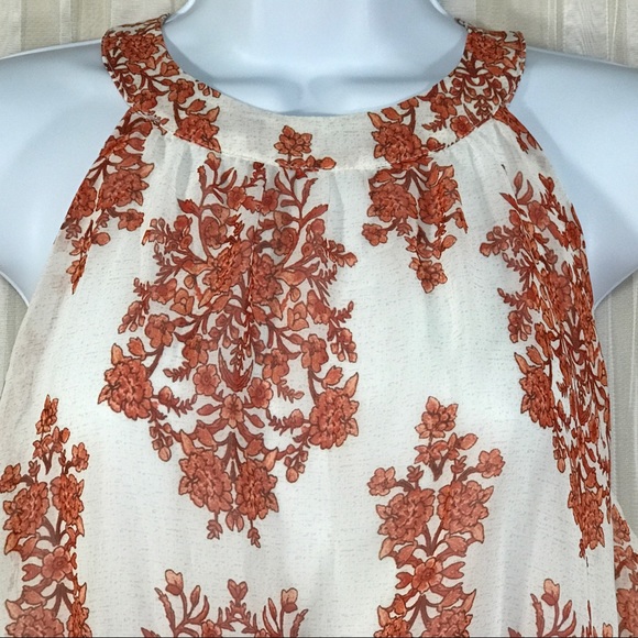 Soieblu Halter Maxi Dress Sheer with Lace up back - Picture 4 of 8