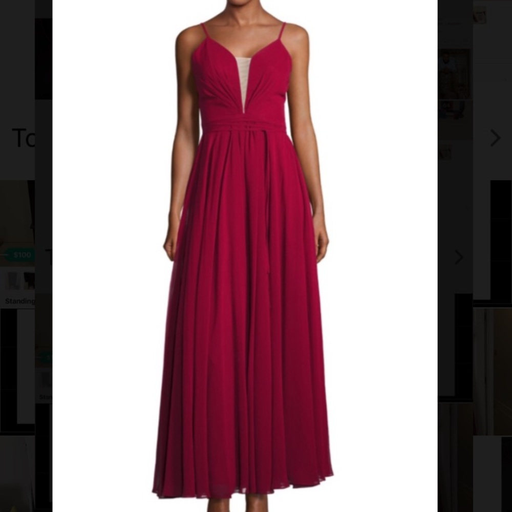 Betsy and Adam Red Gown