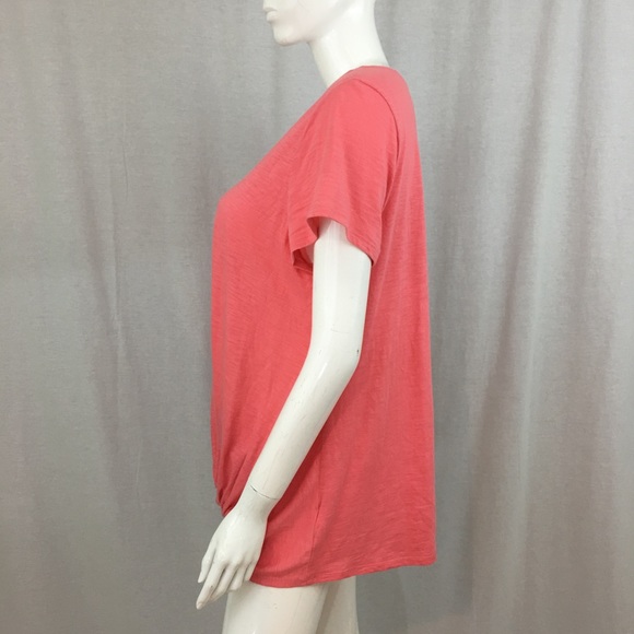 SOLD 💟16/18 Maurices 1 Knot Hem Short Sleeve Top - Picture 6 of 8