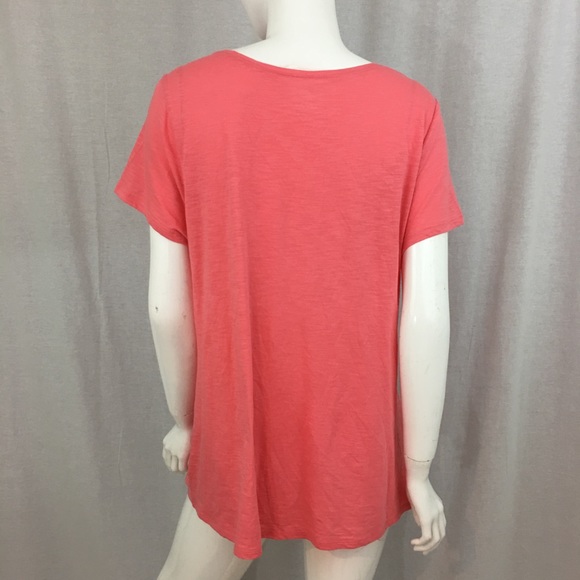 SOLD 💟16/18 Maurices 1 Knot Hem Short Sleeve Top - Picture 7 of 8