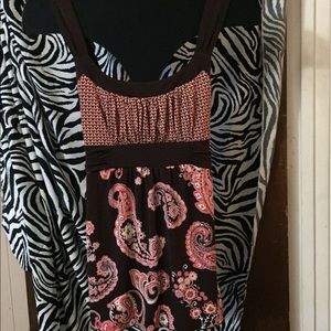 Multicolored top by Speechless Sz large