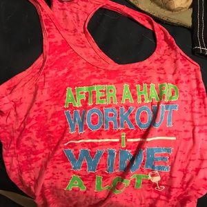 Workout tank top