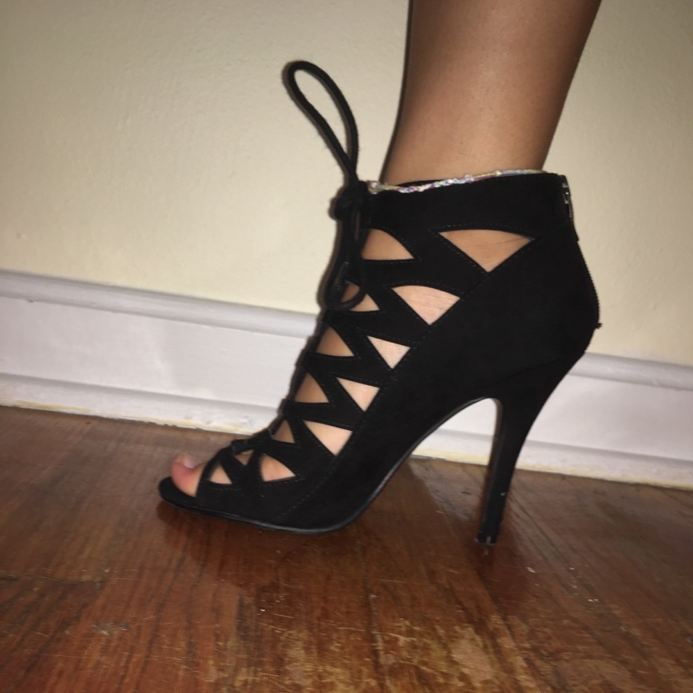 Lace up heels
