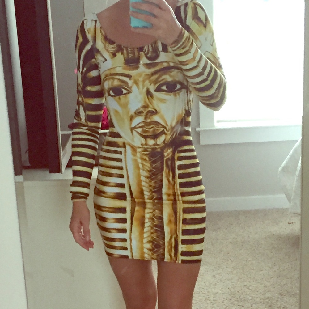 Blackmilk King Tut Bodycon dress Size XS