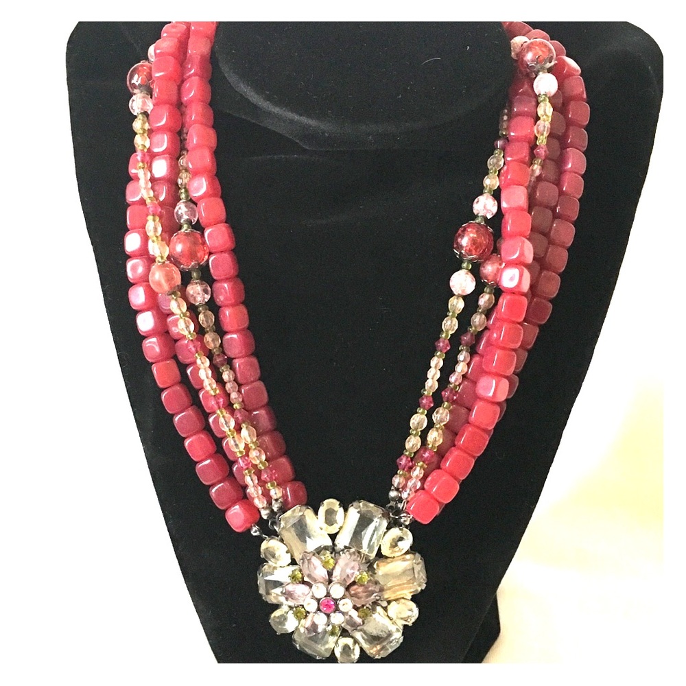 Vintage Avon multi strand necklace