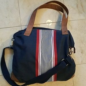 Merona Navy Canvas Tote