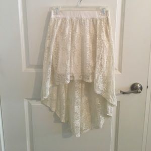 Charlotte Russe Hi-Low skirt