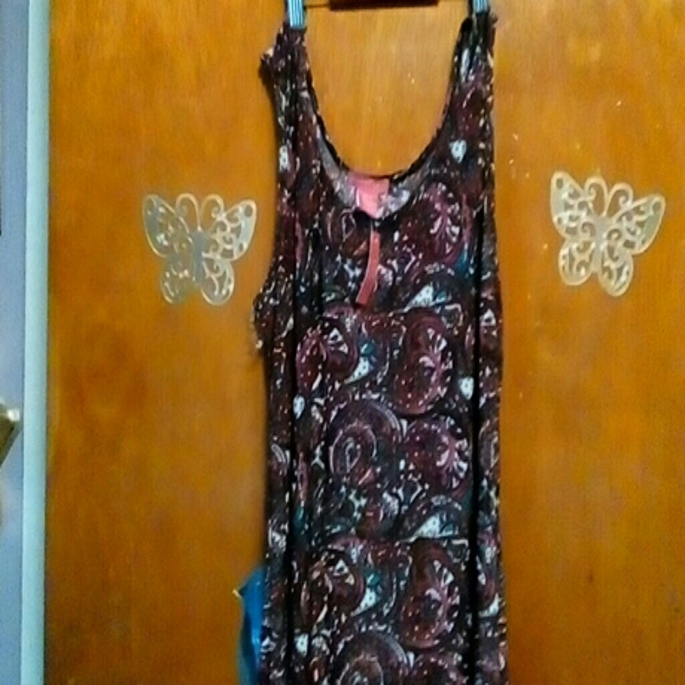 Ladies Paisley multicolored pullover maxi dresses