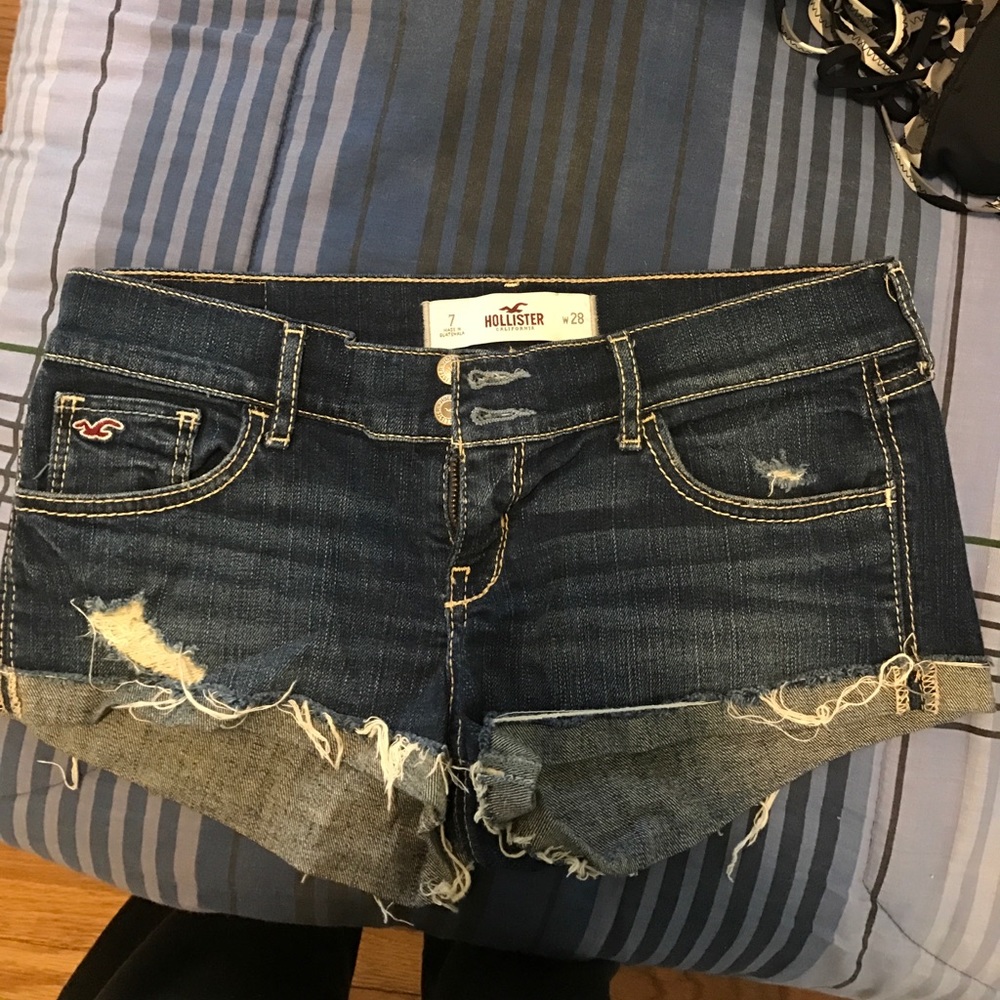 Hollister Denim Short Shorts