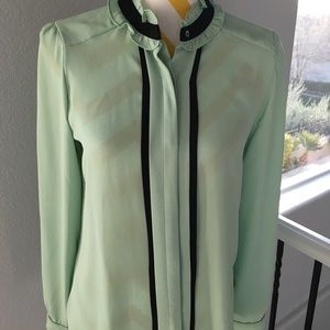 Brand new Forever 21 green and black blouse sz sm