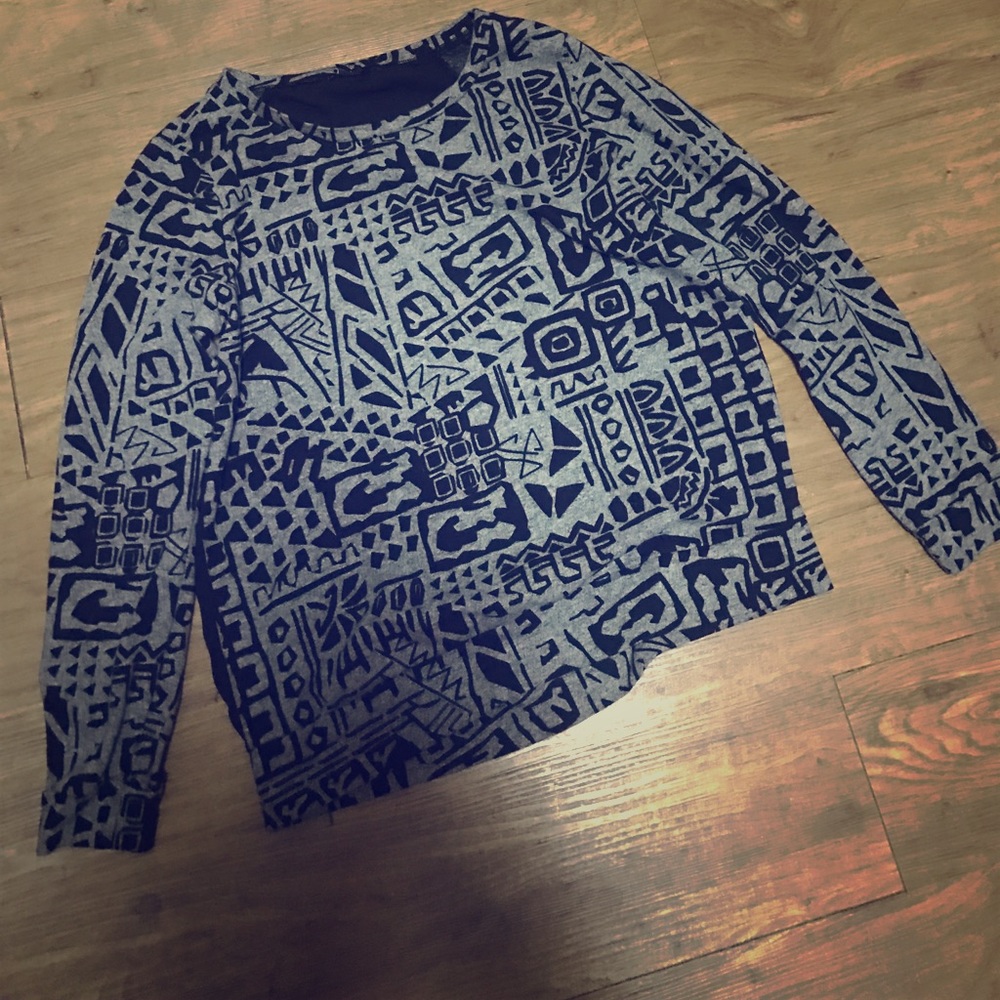 Geometric sweater