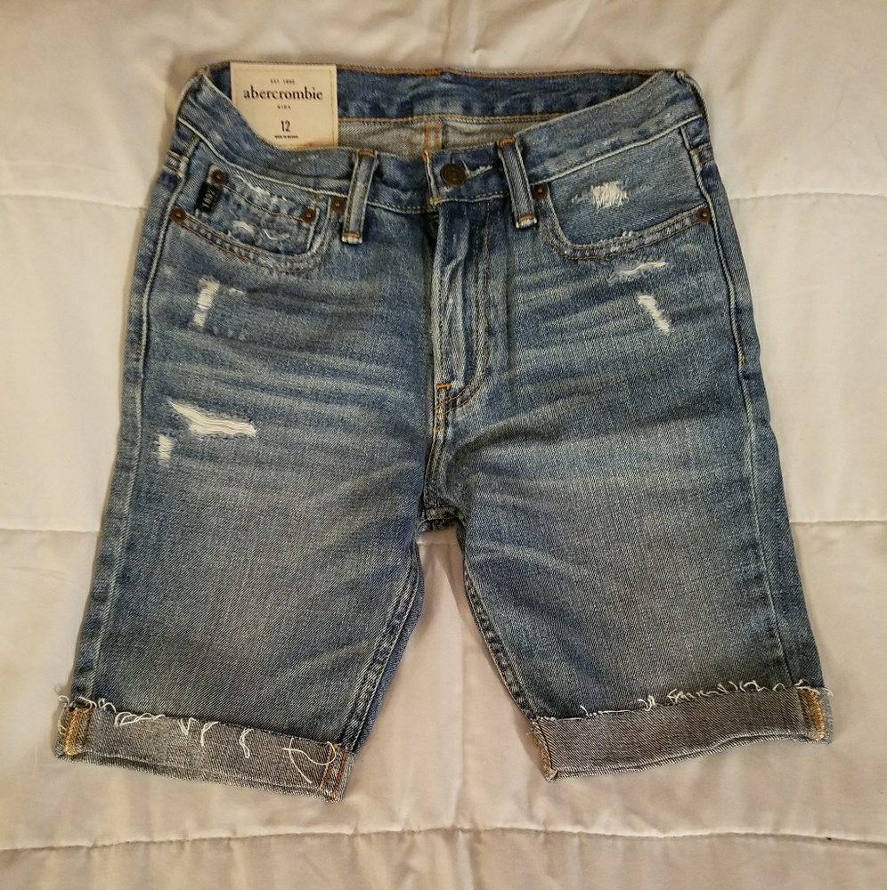Abercrombie Kids denim shorts size 12
