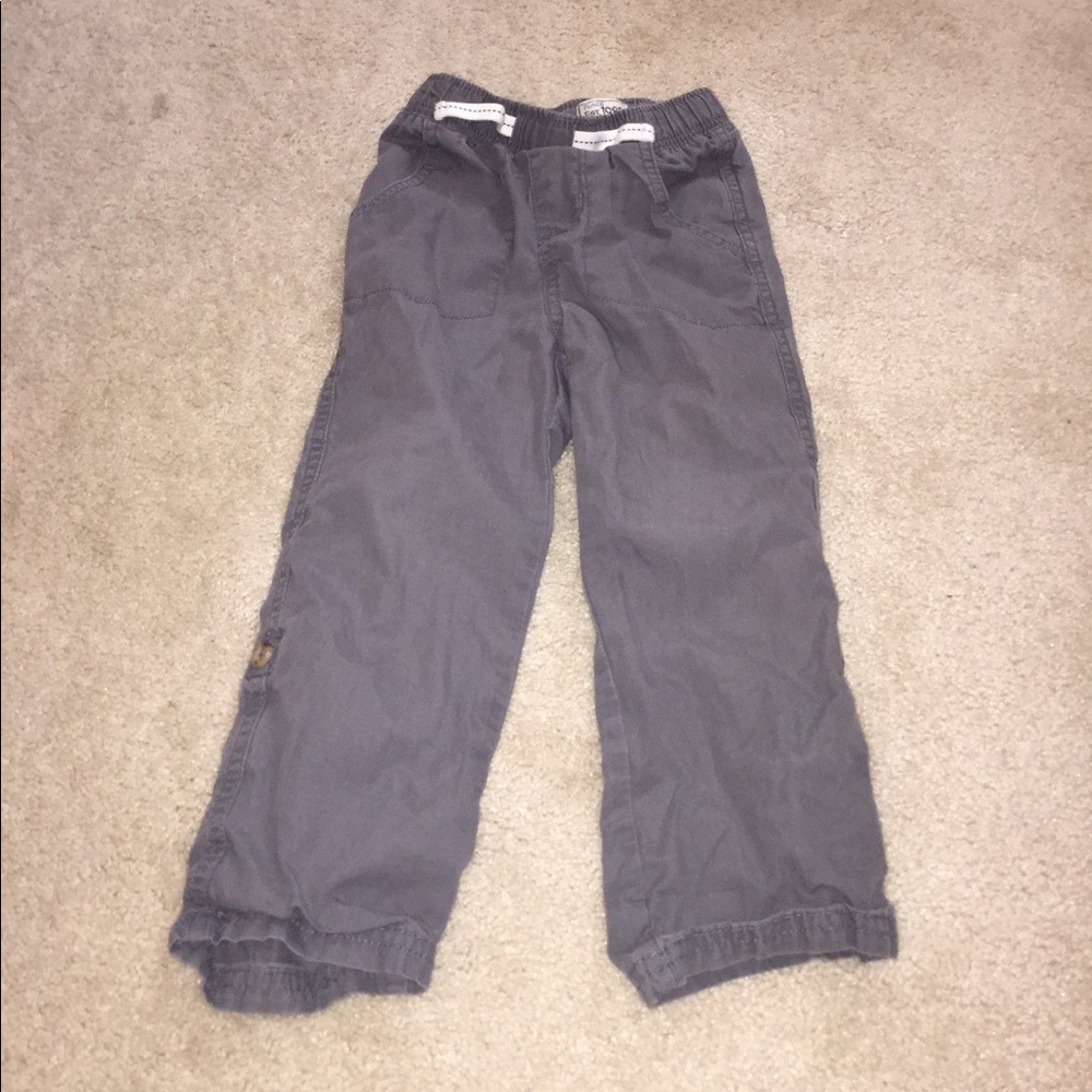 3T gray pants