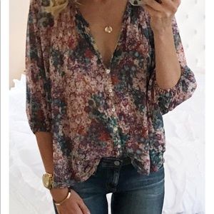 Anthropologie floral top