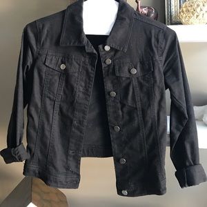 Black Jean Jacket