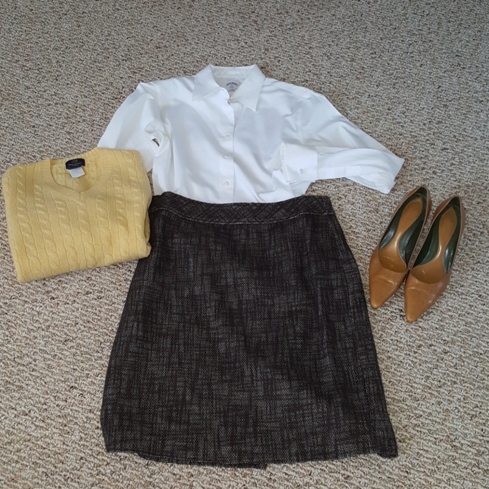 Talbots Brown Skirt