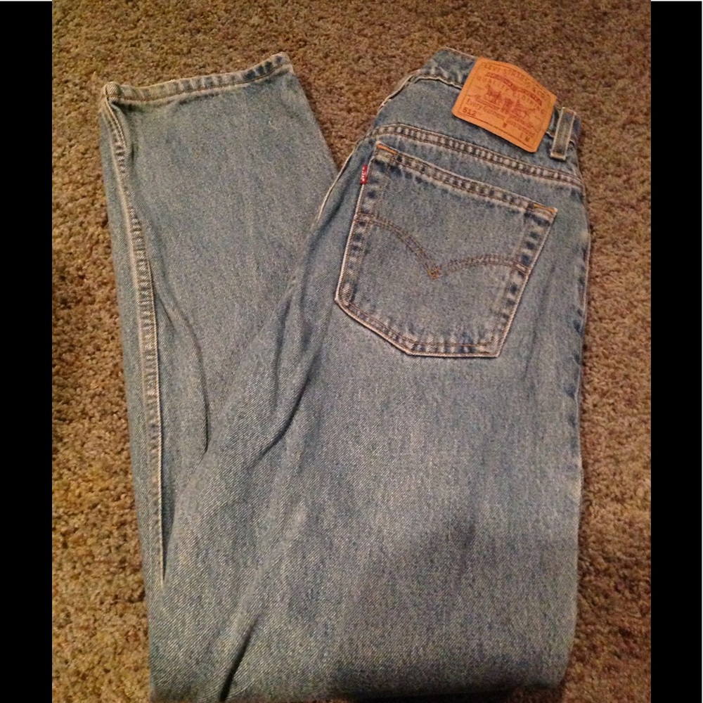 512 Levi's slim fit straight leg jeans
