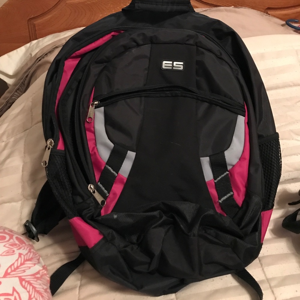 Black & Pink Backpack