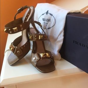 Prada summer studded sandals